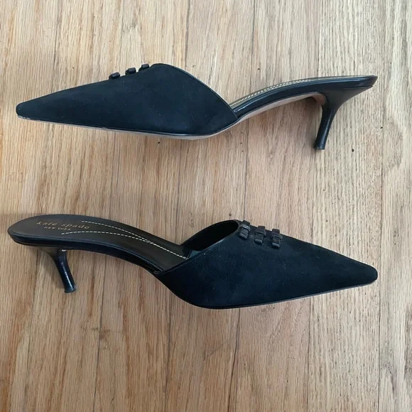 Retro/Vintage Kate Spade kitten heel mule 8.5 - Picture 6 of 9